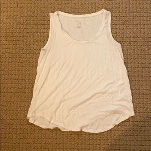 White flowy tank top